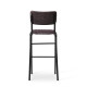 Bourbon Vintage Style Faux Suede Bar Stool